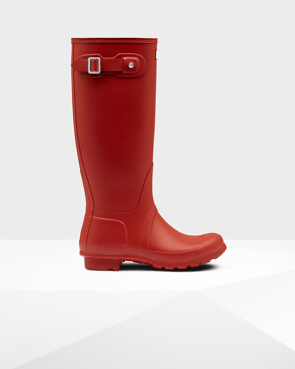 Bottes Hautes de Pluie Hunter Original Femme Rouge ZPCVSUQ-57